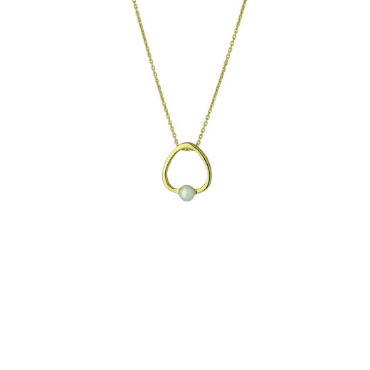 Pearl Essence Necklace (Gold) (Elegance)