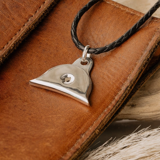 Statement Shepherd's Whistle Necklace (Leather)