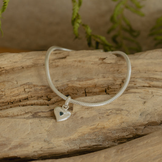 Devoted Heart Pendant Charm (Calm)