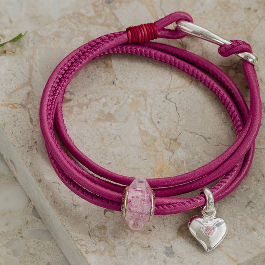 Pink Promise Hope Bracelet Set
