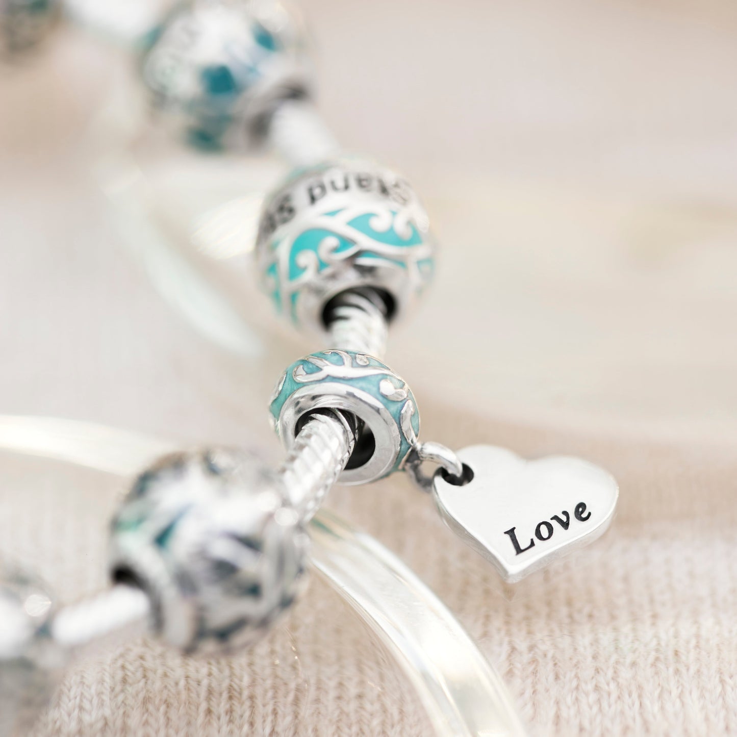 Aroha Pendant Charm (Deep Love)- Blue