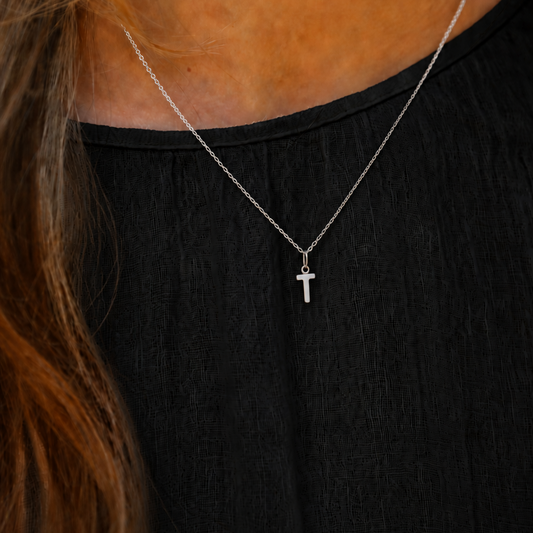 Initial Necklace T