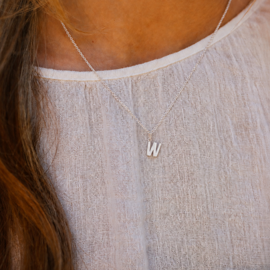 Initial Necklace W