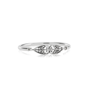 Sterling silver Family Whanau Bangle, size 19cm, from Evolve Inspired Jewellery