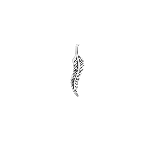 Sterling silver fern design necklace pendant, from Evolve Inspired Jewellery