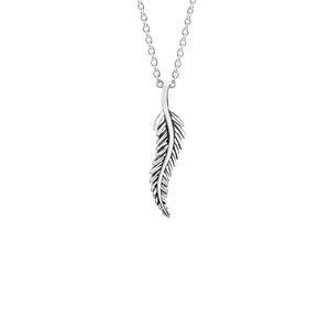 Sterling silver fern design necklace, from Evolve Inspired Jewellery