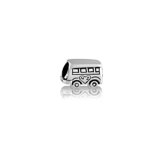 Combi Van, silver bead charm meaning road trip from Evolve Inspired Jewellery
