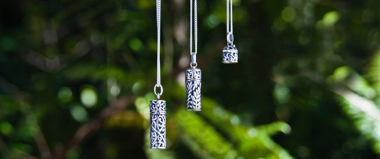evolve necklaces chains new zealand theme design style gold siler paua greenstone