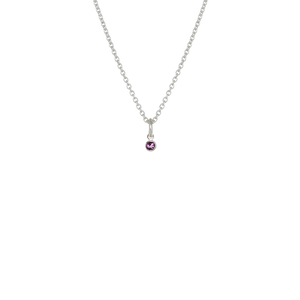 February Necklace (Amethyst)