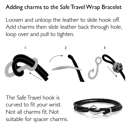 Navy Safe Travel Wrap