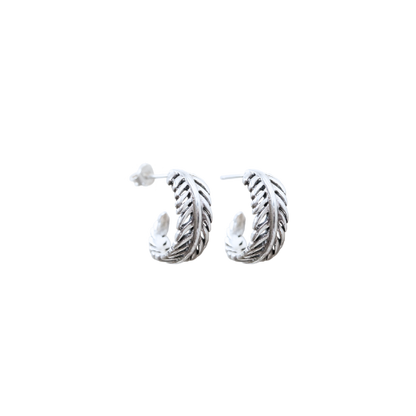Forever Fern Hoops (Treasured Always)