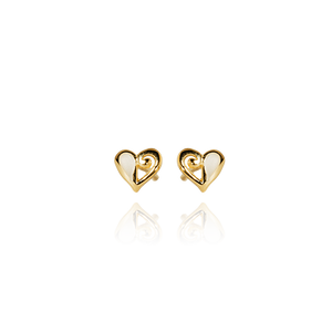 PRE-ORDER: Mini Mother of Pearl Studs (Treasured) - Gold