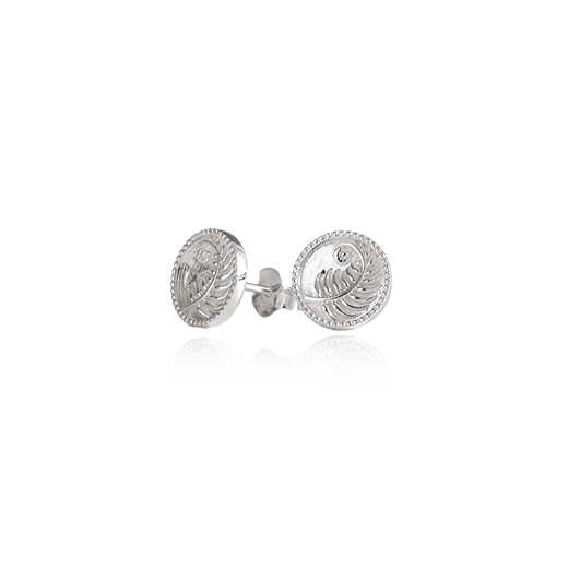 Fern Coin Studs (Strength)