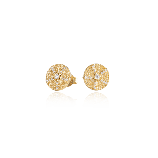 Kina Coin Studs (Inner Beauty) - Gold