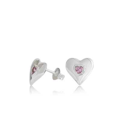 Hopeful Heart Studs (Care)