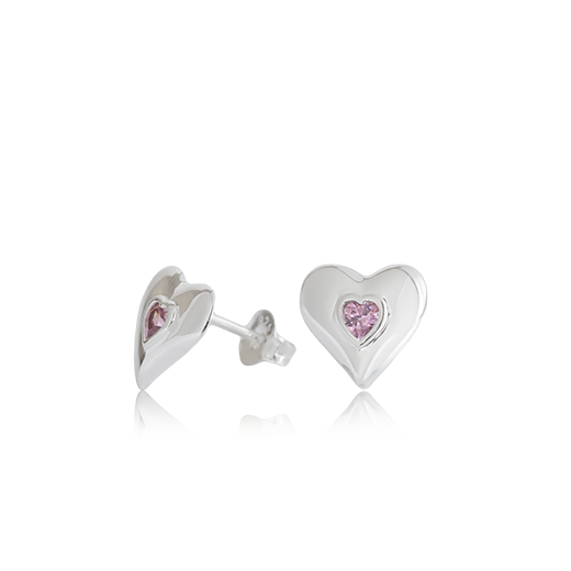 Hopeful Heart Studs (Care)