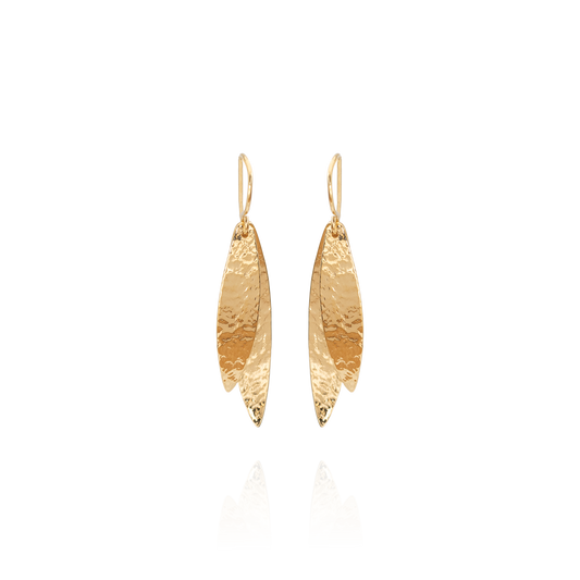 Kauri Leaves Drops (Heritage) - Gold