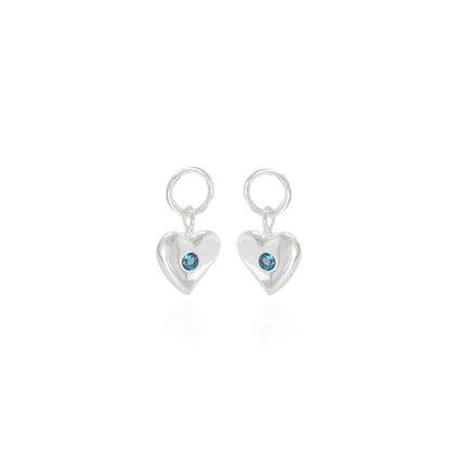 Devoted Heart Huggie Charms (Calm)