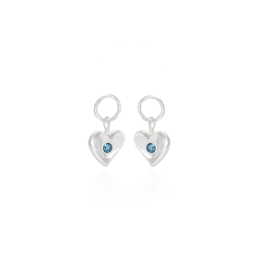 Devoted Heart Huggie Charms (Calm)