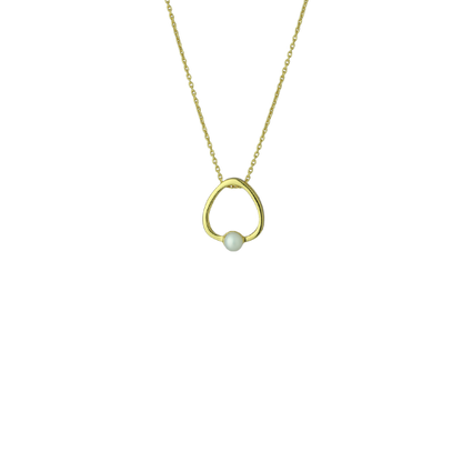 Pearl Essence Necklace (Gold) (Elegance)