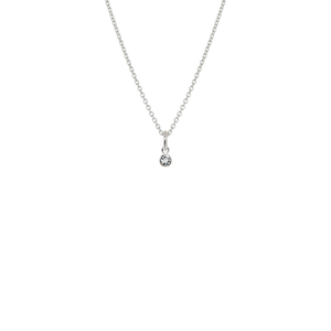 April Necklace (White Topaz)