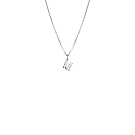 Mini Letter 'M' Necklace