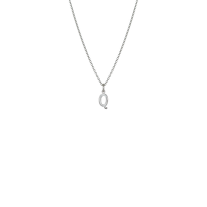 Mini Letter 'Q' Necklace