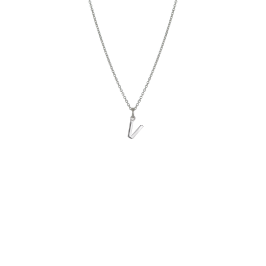Mini Letter 'V' Necklace