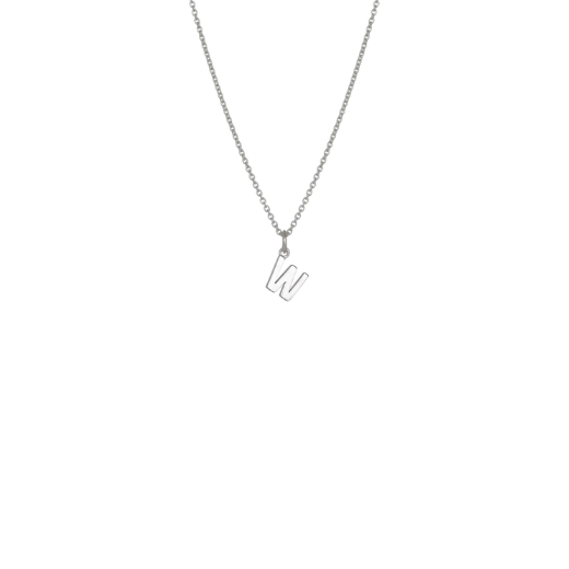 Mini Letter 'W' Necklace