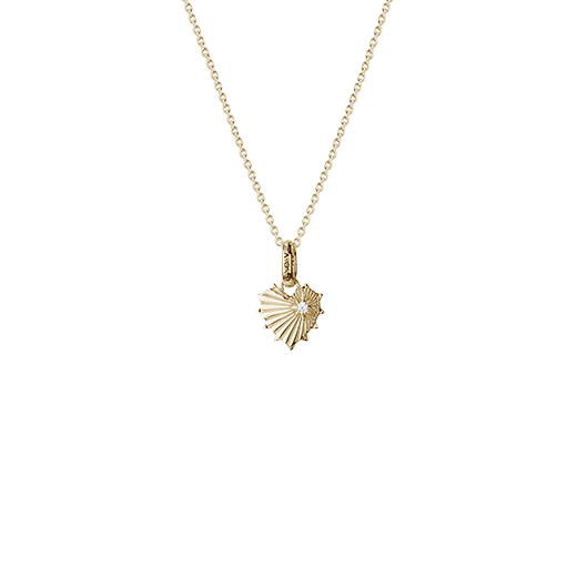 Radiant Heart Necklace (Love) - Gold