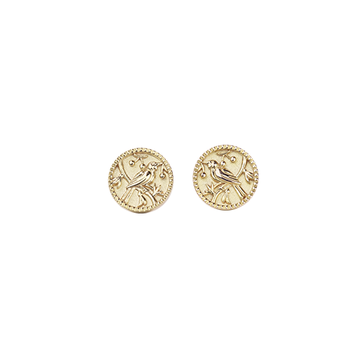 Tui Coin Studs (Admired) - Gold