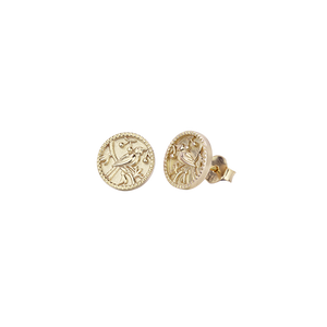 Tui Coin Studs (Admired) - Gold