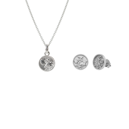 Fantail Coin Jewellery Set