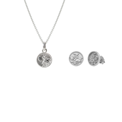 Fantail Coin Jewellery Set