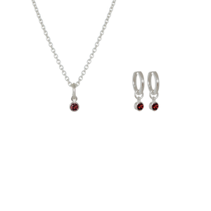 January Birthstone Jewellery Set