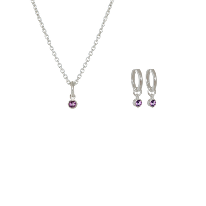 February Birthstone Jewellery Set