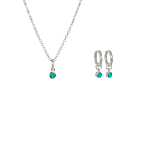 May Birthstone Jewellery Set