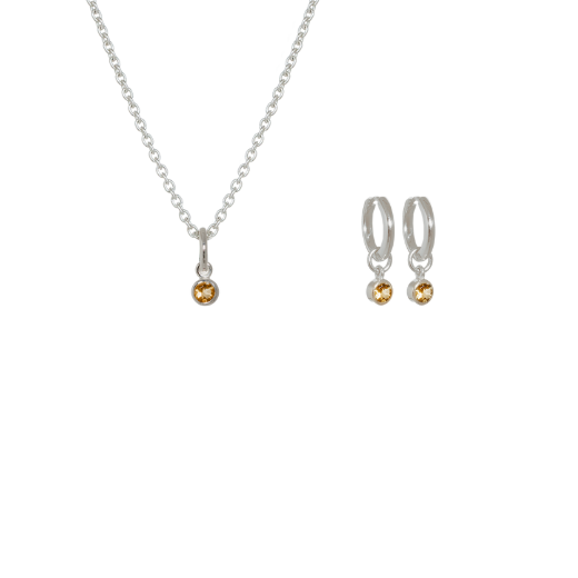 November Birthstone Jewellery Set