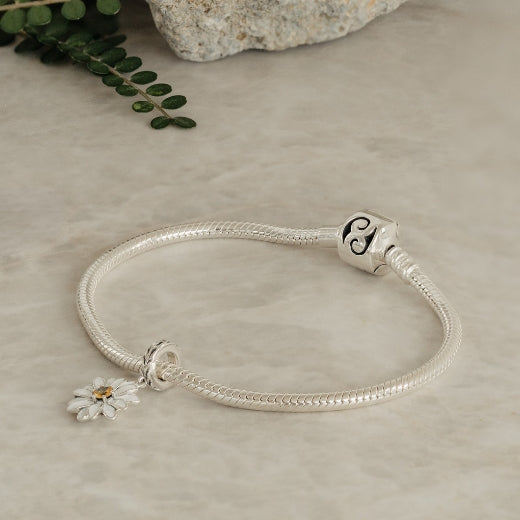 White Daisy Starter Bracelet