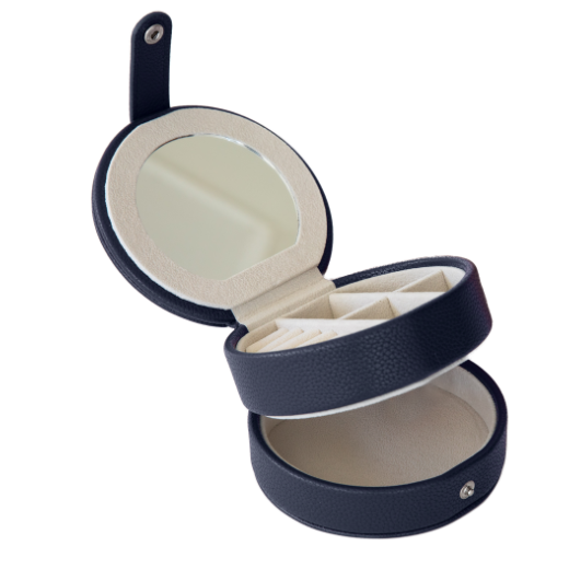 Navy Mini Jewellery Box