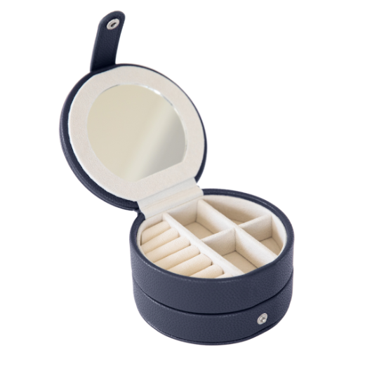 Navy Mini Jewellery Box