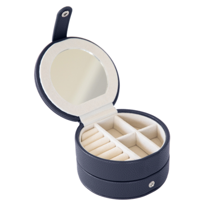 Navy Mini Jewellery Box