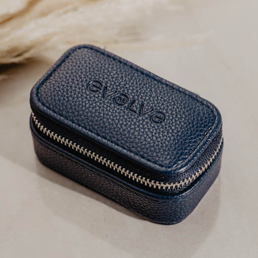 Navy Micro Jewellery Box