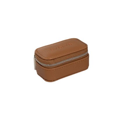 Tan Micro Jewellery Box