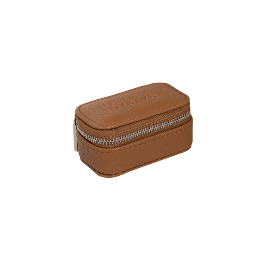 Tan Micro Jewellery Box