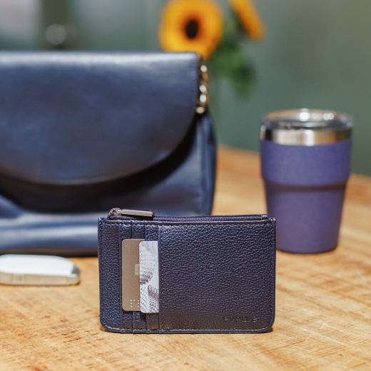 Navy Card Wallet