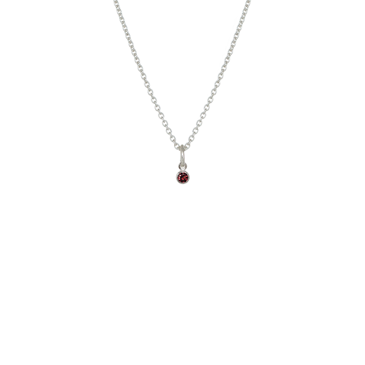 January Necklace (Garnet)