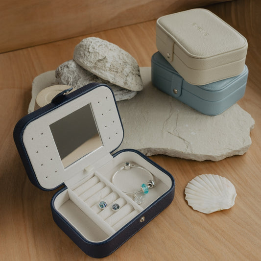 Navy Signature Jewellery Box