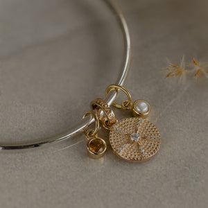 Kina Coin Pendant Charm (Inner Beauty) - Gold