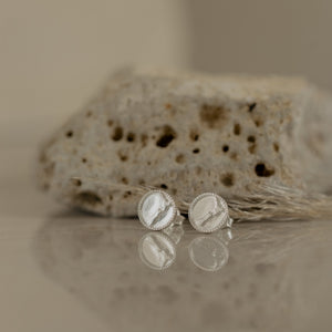 NZ Map Coin Studs (Cherished)